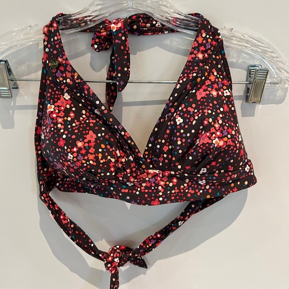 Lole floral burst halter bikini swim top. Women’s size small - Picture 1 of 9